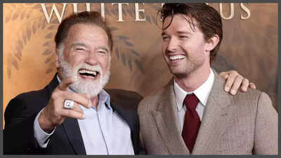 Patrick Schwarzenegger opens up about embracing his legacy and overcoming the 'nepo baby' tag in chat with dad Arnold Schwarzenegger