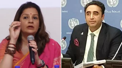 'Those who murder elected PM': Priyanka Chaturvedi mocks Bilawal Bhutto’s ‘buzdil’ speech; slams Pakistan in Brussels