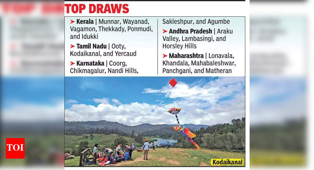 Vacation rush to tourist hot spots in south India | Kolkata News  timesofindia.indiatimes.com