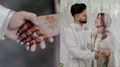  Hina Khan’s show-stopping diamond ring stole the show at her minimalist wedding