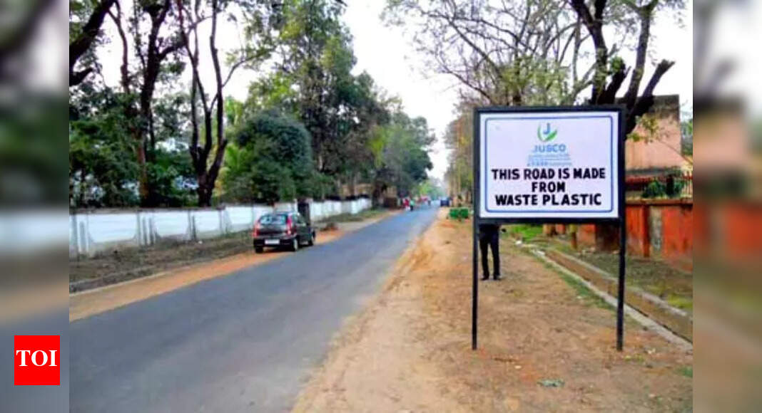 Plastic Waste Used to Build Roads in Jamshedpur
