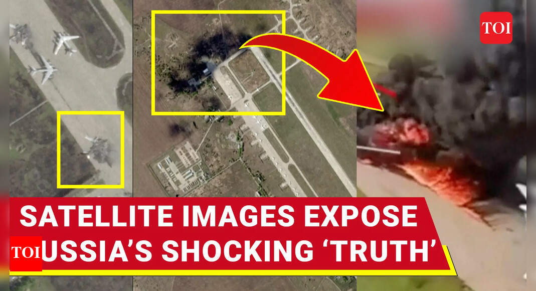 Ukraine releases new drone strike footage: Bombers hit deep inside ...