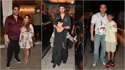 Arbaaz Khan requests privacy as paparazzi ask pregnant wife Sshura Khan to pose during family dinner outing: 'Samjha karo, aap bhi jaane do na?'
