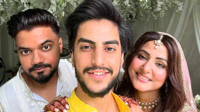 Hina Khan's brother shares an adorable pic from the wedding; writes 'Thank you for being the inspiration you guys are'