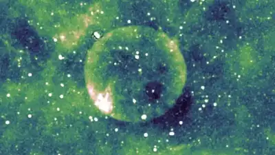  A mysterious sphere floating in the Milky Way