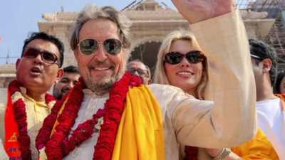 File photo: Elon Musk's father, Errol Musk, waving after visiting the Lord Ram temple in Ayodhya (Picture credit: PTI) Is Elon Musk coming to India? Errol Musk speaks on possibility of Tesla CEO's investment plan in country