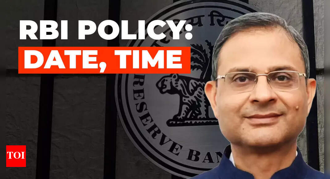 RBI Monetary Policy Committee Meeting: Date, time, where to watch live streaming of RBI Governor Sanjay Malhotra’s MPC statement – Times of India