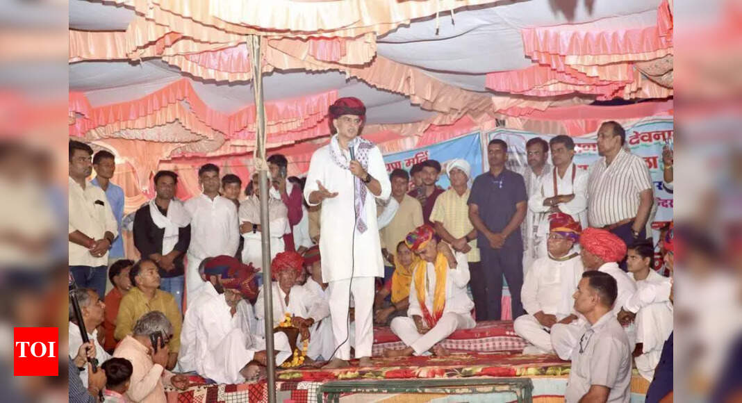 Pilot Slams BJP, Calls 'Double Engine' Model Ineffective