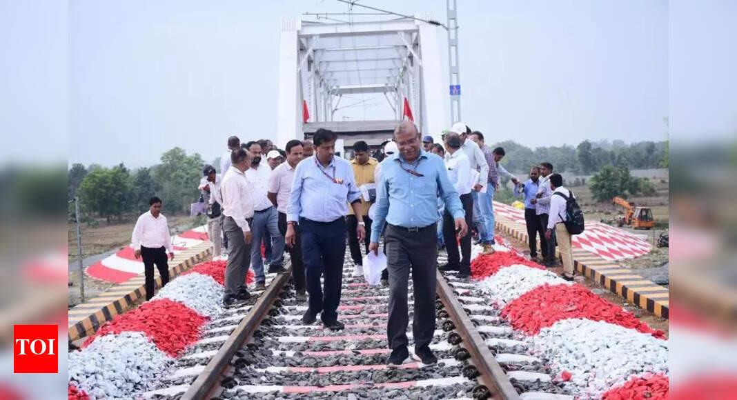 Inspection Underway for New Bairabi-Sairang Railway Section