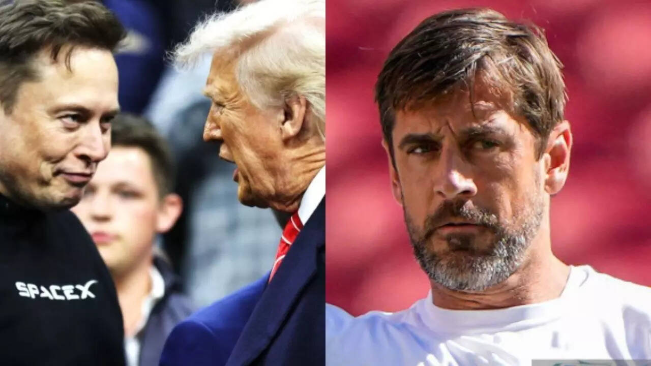 Aaron Rodgers picked the worst day to break NFL news as Donald Trump and Elon Musk go viral