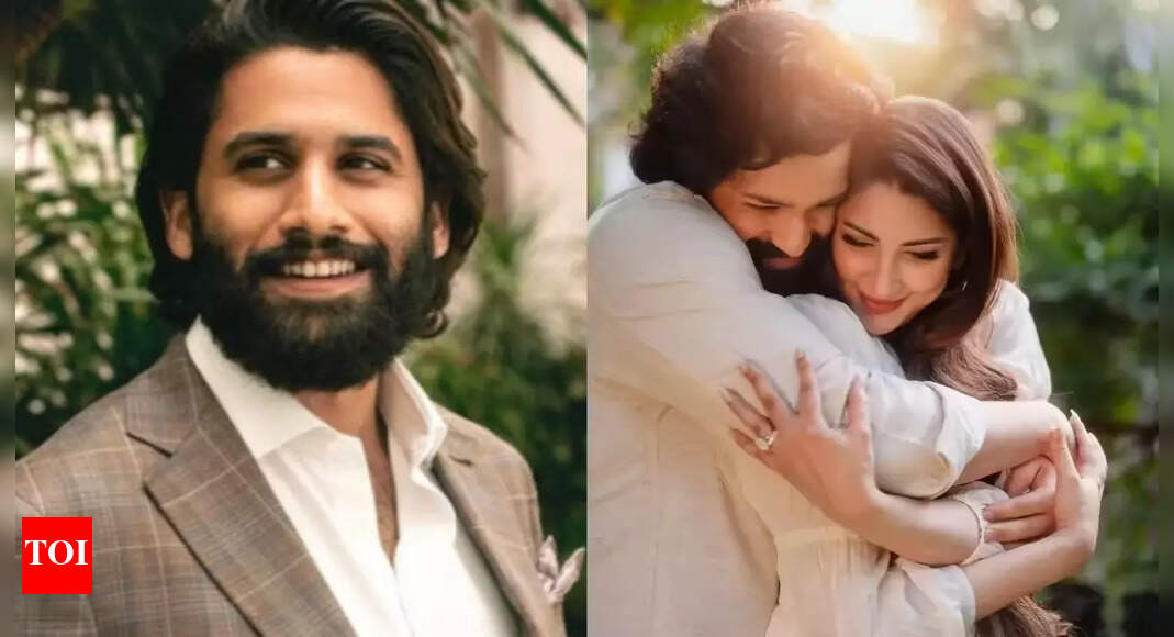 Naga Chaitanya steals the show dancing at Akhil Akkineni’s Baraat ahead of wedding with Zainab in Hyderab
