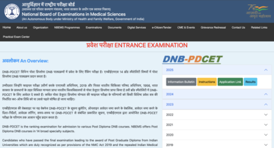 DNB Post Diploma 2025 round 2 counselling results released: Check direct link for allotment details here – Times of India