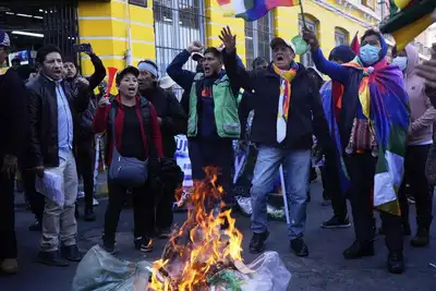 Bolivia justice minister accuses Morales of 'terrorism' over road blockades