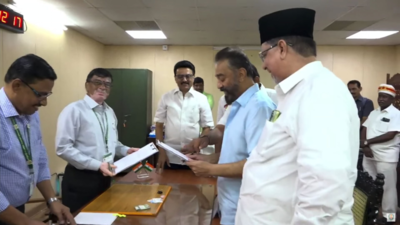 Kamal Haasan files Rajya Sabha nomination from Tamil Nadu, backed by DMK