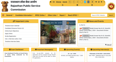 RPSC Recruitment 2024: Model answer keys for SSO posts released rpsc.rajasthan.gov.in, check how to download online – Times of India