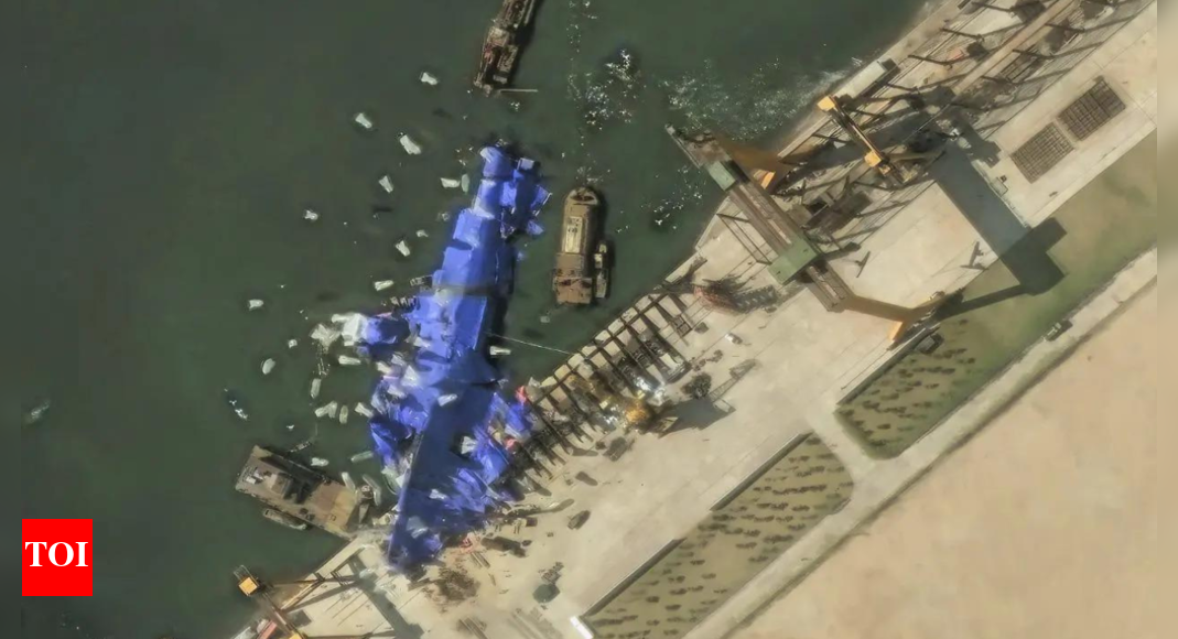 North Korea raises capsized warship after failed launch