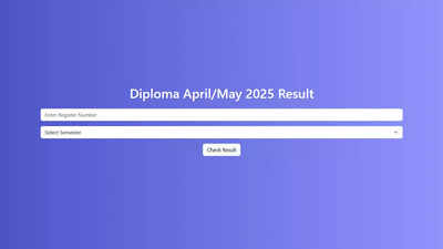BTELinx DTE Karnataka Diploma results announced for April-May 2025 exams; check direct link here – Times of India