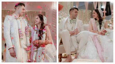 Housefull 2 actress Shazahn Padamsee gets married to businessman Ashish Kanakia in Mumbai