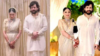 Akhil Akkineni and Zainab Ravdjee's wedding at Annapurna Studios was a masterclass in understated elegance, blending Telugu tradition with quiet luxury. The guest list included South Indian cinema royalty and political figures, celebrating the union. Zainab, an artist and perfume alchemist, brought her unique style to the event, hinting at a future of Nizami-inspired fashion. Silk and sparkle: Inside the stylishly intimate wedding of Akhil Akkineni and Zainab Ravdjee