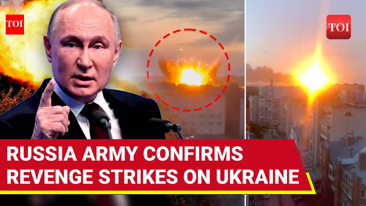Putin's Revenge QUAKES Kyiv For Hours, 407 Drones, 44 Missiles: Russia Army Gives Chilling Details