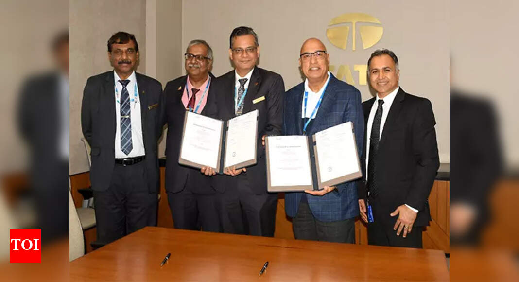 Tata Electronics, BEL sign MoU: Pact on indigenous electronics, semiconductor solutions; plan to share resources and knowledge – Times of India
