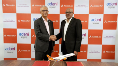 Akasa Air ties up with Adani Airports for commercial operations from Navi Mumbai Airport
