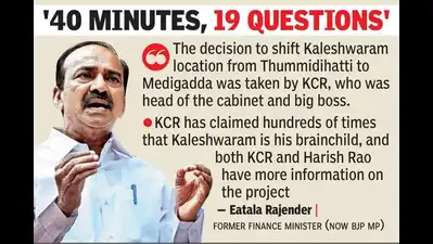 Only KCR decided on KLIS matters: Eatala
