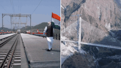  PM Modi hails infra push in J&K; watch top moments from his visit