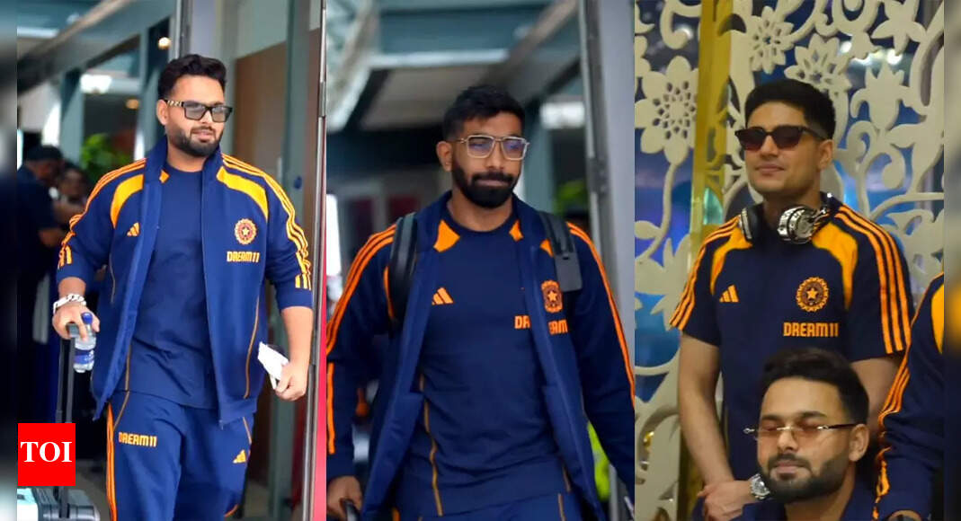 Smiles, shades and a new era: Team India arrives in England for five-match series; first Test begins on June 20 | Cricket News – Times of India