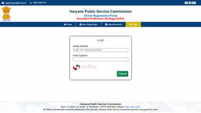 HPSC admit card 2025 for Assistant Professor Screening Test in English and Geography released on hpsc.gov.in – Times of India
