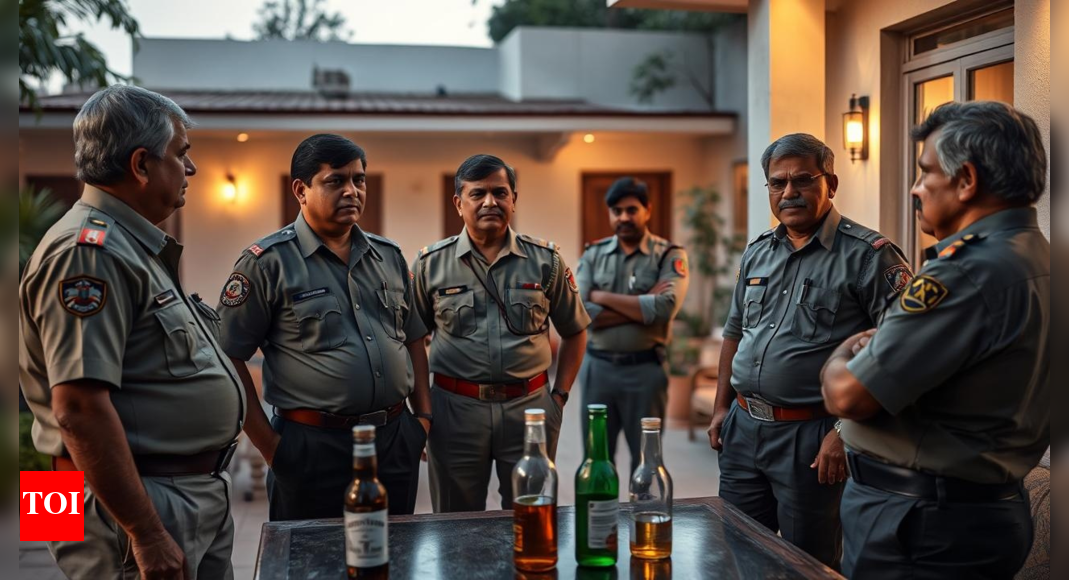 ‘नॉन-व्हेग फूड, अल्कोहोल, लाऊड ​​म्युझिक’: 5 पोलिसांनी कलेक्टरच्या निवासस्थानी पार्टी करण्यास निलंबित केले …