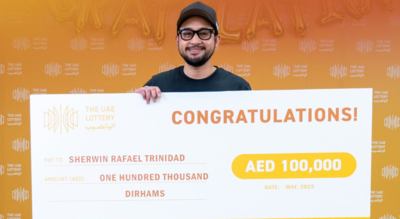 Filipino EMT wins Dh100,000 in UAE Lottery after seeing Google ad, plans dream home