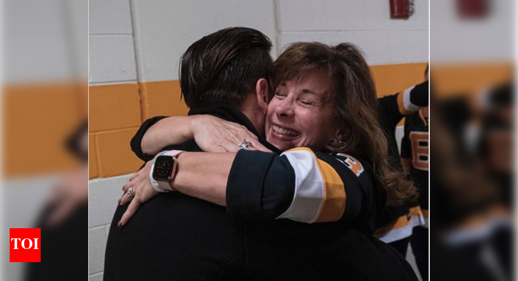 Brad Marchand's Mom Goes Viral After OT Goal Celebration