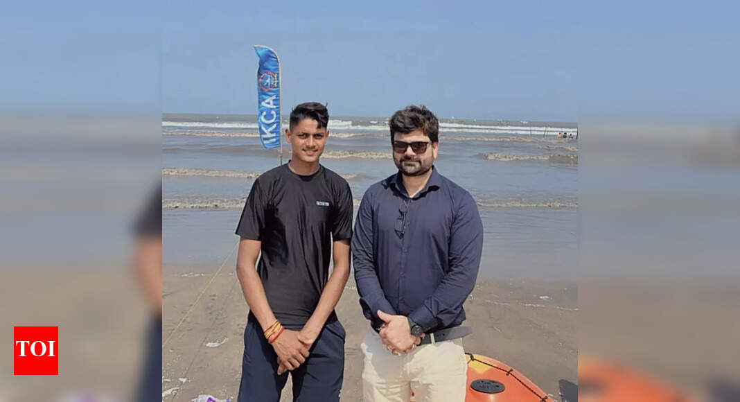 Chhattisgarh’s Sourabh Sahu bags two gold medals at national kayaking championships