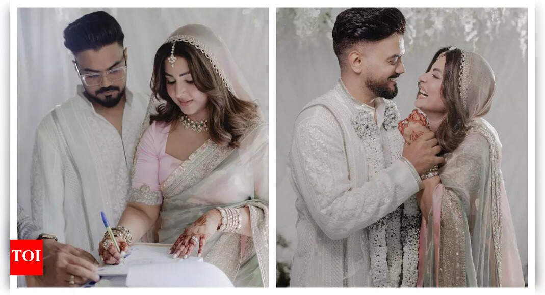 Newlywed Hina Khan shares photos from her first Eid celebration after marriage with Rocky Jaiswal