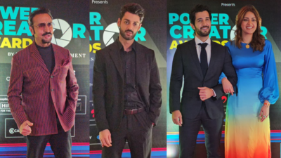 Air India Presents Power Creator Awards 2025: Gulshan Grover, Karan Wahi, Anushka Ranjan, Aditya Seal, and others make a stylish entry on the red carpet