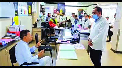 Goa health minister Rane abuses, threatens GMC doc on camera, sparks furore