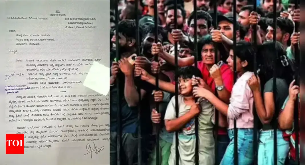 'RCB has lakhs of cricket fans': Letter to Karnataka govt shows warning was issued before stampede; new revelation puts pressure on administration