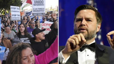 'Time to pass President Trump's big beautiful bill': JD Vance, FBI chief slam 'insurrectionist'; immigration tension boil over in LA