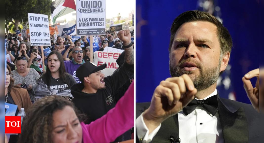 'Time to pass President Trump's big beautiful bill': JD Vance, FBI chief slam 'insurrectionist'; immigration tension boil over in LA