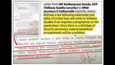  BJP slams Siddaramaiah, DK Shivakumar as cop’s warning against RCB felicitation at Vidhana Soudha ignored