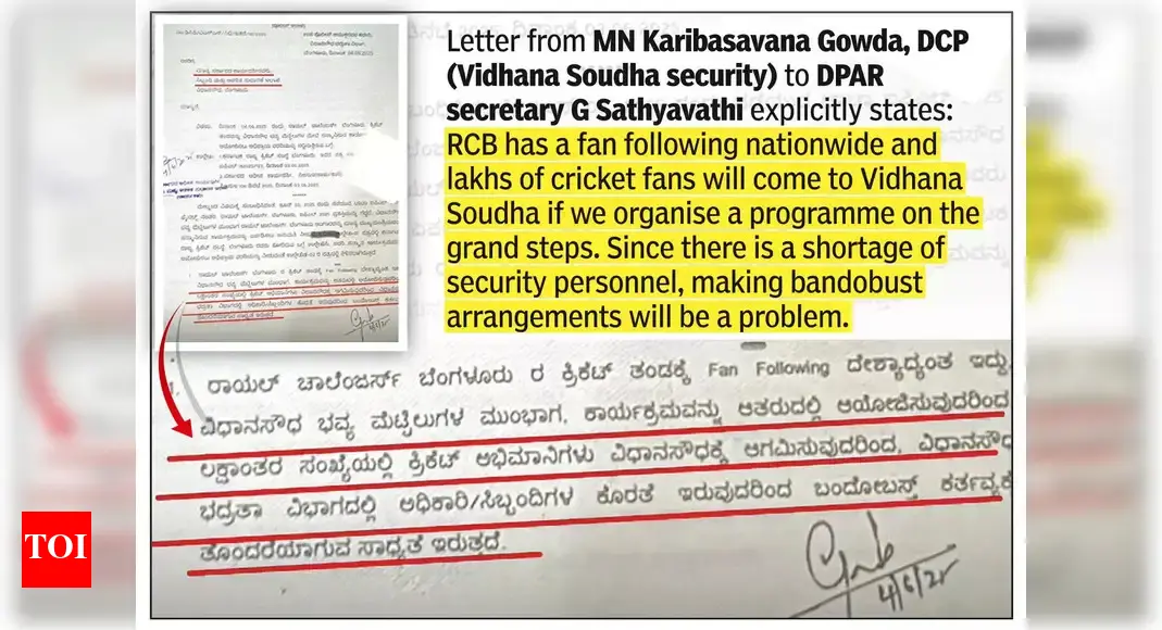 ‘They have blood on their hands, now blaming cops’: BJP slams Siddaramaiah, DK Shivakumar as cop’s warning against RCB felicitation at Vidhana Soudha ignored