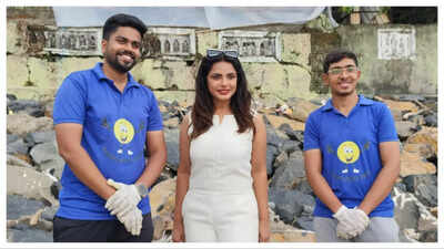 Nitu Chandra leads beach cleanup drive on World Environment Day