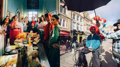 Diljit Dosanjh & Neeru Bajwa raise excitement with BTS pics from ‘Sardaar Ji 3’; Fans REACT