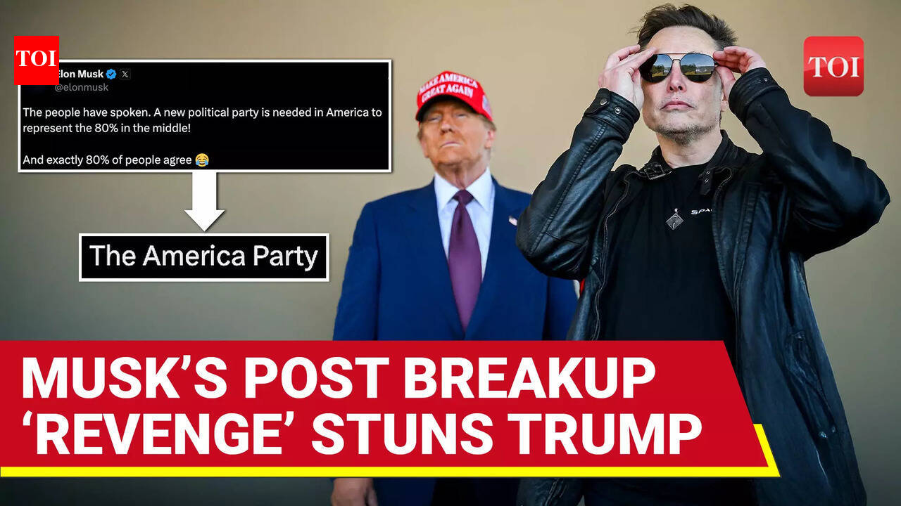 Musk Launches Political WAR Against Trump? Floats New Political Party ...