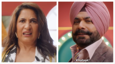 The Great Indian Kapil Show 3: Navjot Singh Sidhu makes a smashing comeback; Kapil Sharma tells Archana Puran Singh, 'muh pe patti bandh lo'