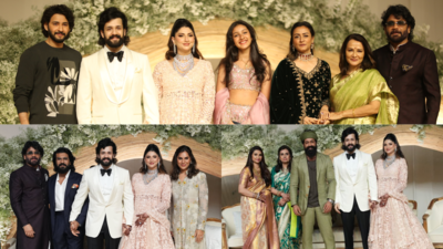 South Indian stars Mahesh Babu, Allu Arjun, Yash attend Akhil Akkineni and Zainab Ravdjee's intimate wedding reception