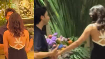 Khushi Kapoor, Vedang Raina indulge in an intense conversation, hold hands in a viral VIDEO from Sonam Kapoor's birthday party, fans react!