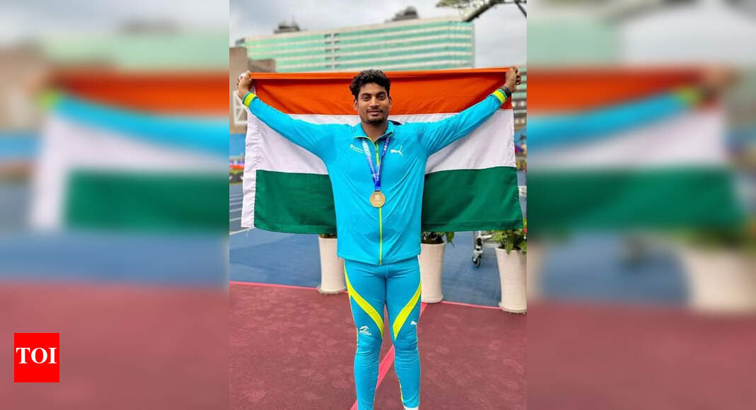 BLW’s Rohit Yadav wins gold in Taiwan Athletics Open | Varanasi News ...