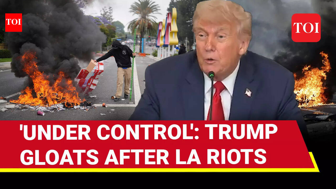 Trump Defends US Troops In Los Angeles To Quell Riots | 'California's ...